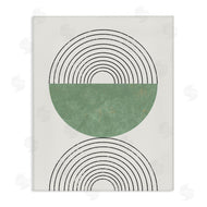 Stupell Studio | Abstract Geometric Circular Study Curved Art Deco
