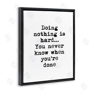 Design Fabrikken | Doing Nothing Phrase Vintage Typewriter Typography