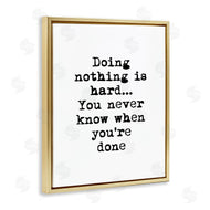 Design Fabrikken | Doing Nothing Phrase Vintage Typewriter Typography
