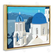 Ziwei Li | Cliffside European Church Architecture Woman Resting