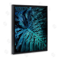Milli Villa | Blue Tropical Palm Leaves Dark Forest Plants