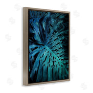 Milli Villa | Blue Tropical Palm Leaves Dark Forest Plants