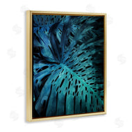 Milli Villa | Blue Tropical Palm Leaves Dark Forest Plants
