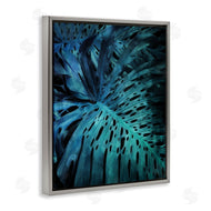 Milli Villa | Blue Tropical Palm Leaves Dark Forest Plants