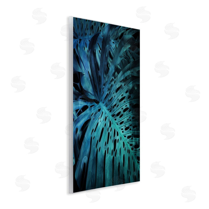 Milli Villa | Blue Tropical Palm Leaves Dark Forest Plants