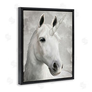 Ziwei Li | Majestic White Unicorn Wild Mythical Animal