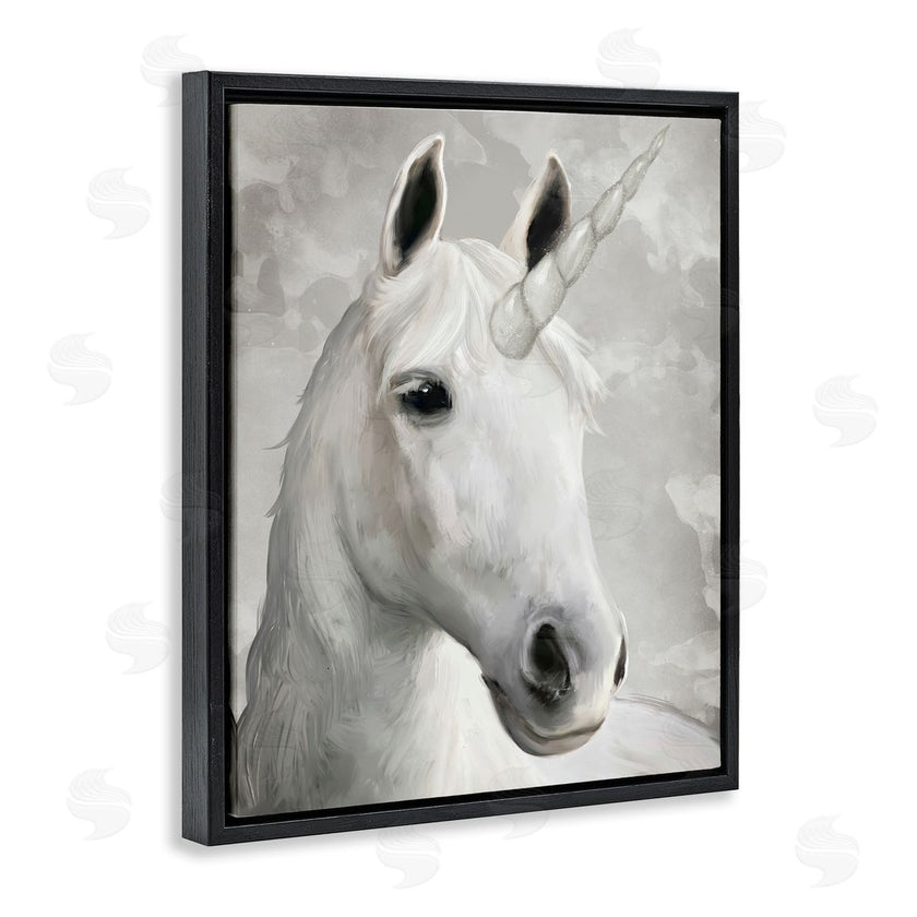 Ziwei Li | Majestic White Unicorn Wild Mythical Animal