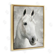 Ziwei Li | Majestic White Unicorn Wild Mythical Animal