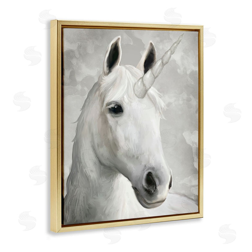 Ziwei Li | Majestic White Unicorn Wild Mythical Animal