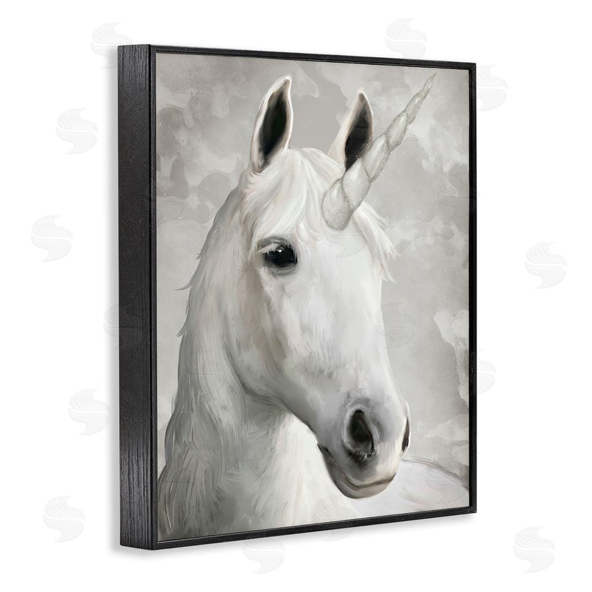 Ziwei Li | Majestic White Unicorn Wild Mythical Animal