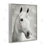 Ziwei Li | Majestic White Unicorn Wild Mythical Animal
