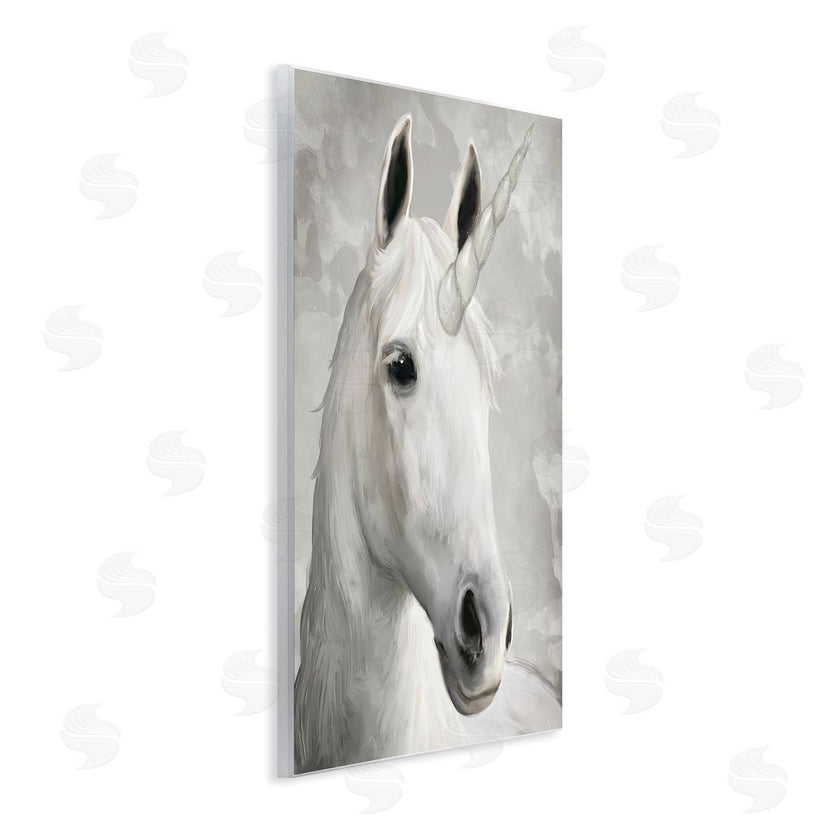 Ziwei Li | Majestic White Unicorn Wild Mythical Animal