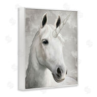 Ziwei Li | Majestic White Unicorn Wild Mythical Animal
