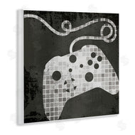 Stupell Studio | Video Game Controller Outline Geometric Square Pattern