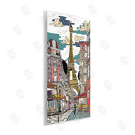 Sangita Bachelet | Patchwork Pattern Paris Architecture Abstract Urban City