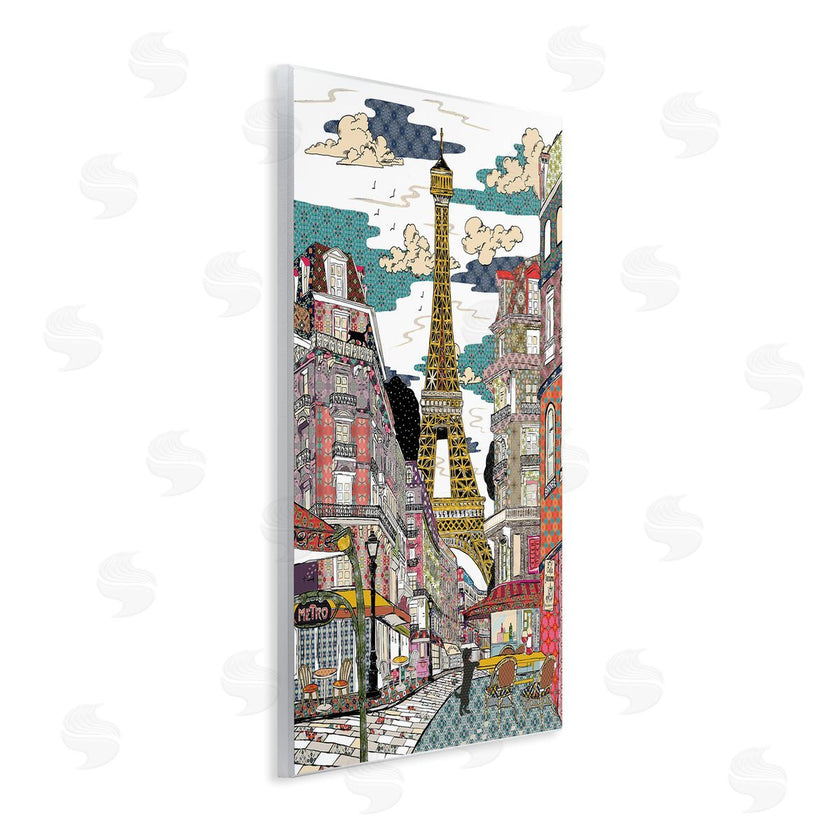 Sangita Bachelet | Patchwork Pattern Paris Architecture Abstract Urban City