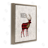 Fluidity/PDR LLC. | Noel Phrase Patchwork Reindeer Christmas Snowflakes