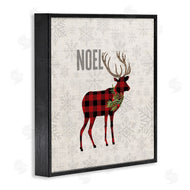 Fluidity/PDR LLC. | Noel Phrase Patchwork Reindeer Christmas Snowflakes