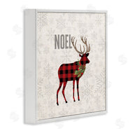 Fluidity/PDR LLC. | Noel Phrase Patchwork Reindeer Christmas Snowflakes