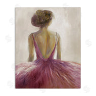 K. Nari | Abstract Pink Ballerina Tutu Female Dancer