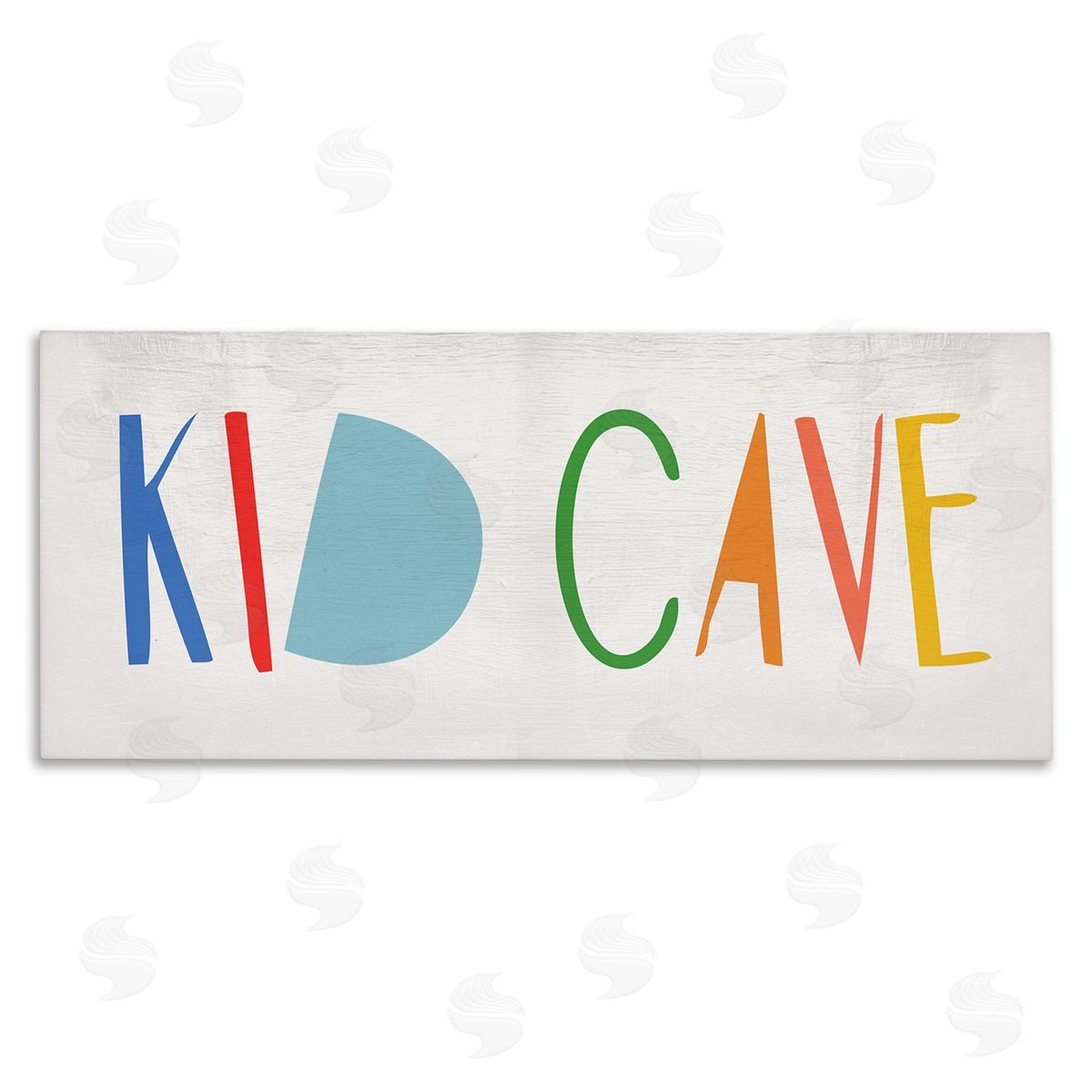 Stupell Studio Kid Cave Phrase Fun Vibrant Whimsical Typography  Canvas Wall Art