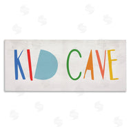 Stupell Studio | Kid Cave Phrase Fun Vibrant Whimsical Typography