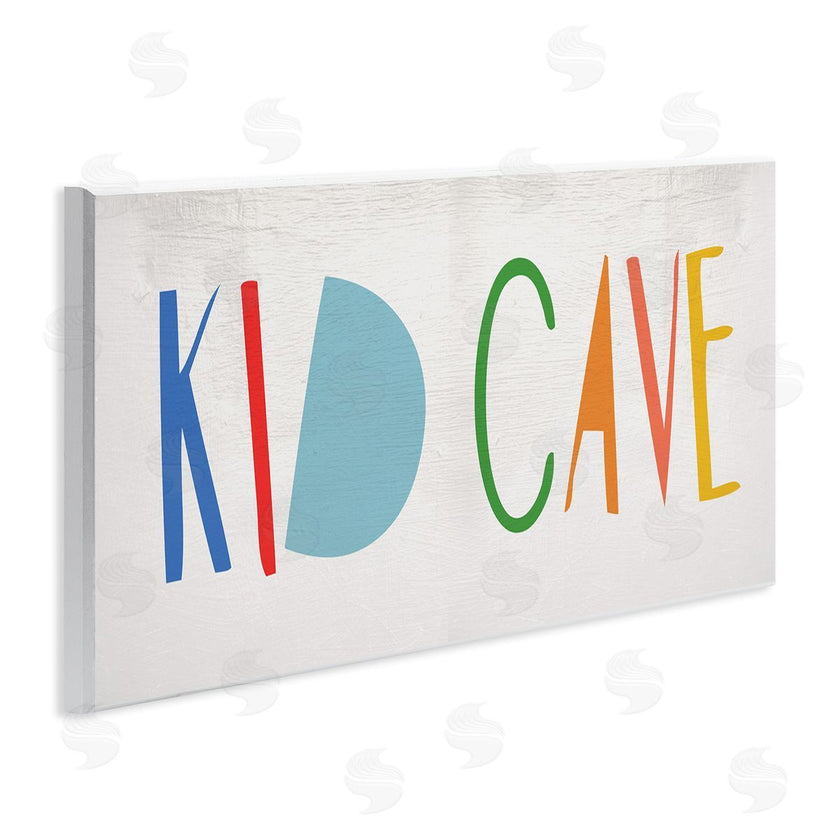 Stupell Studio | Kid Cave Phrase Fun Vibrant Whimsical Typography
