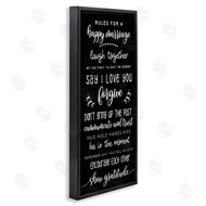 Stupell Studio | Rules for Happy Marriage