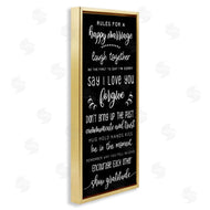 Stupell Studio | Rules for Happy Marriage