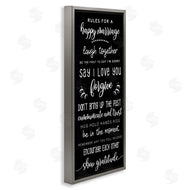 Stupell Studio | Rules for Happy Marriage