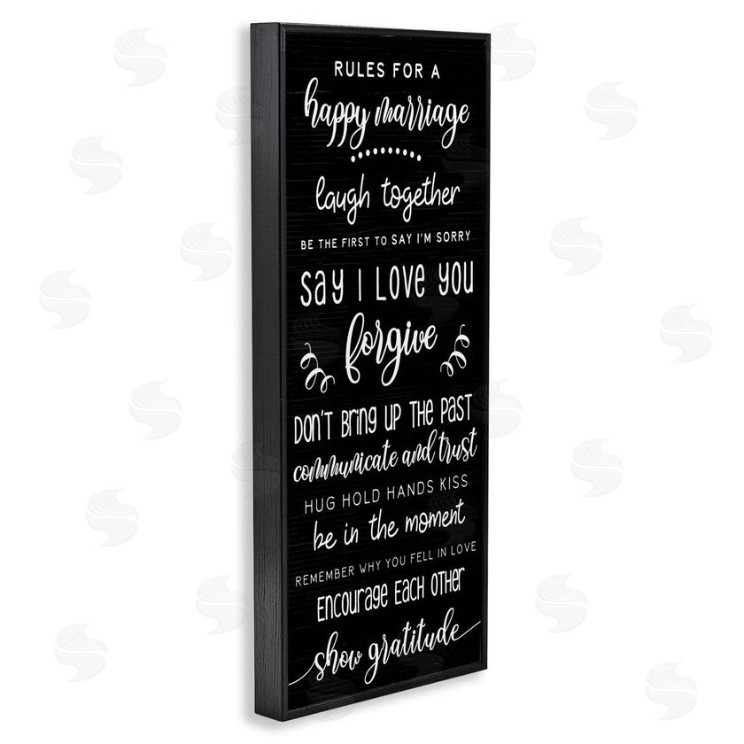 Stupell Studio | Rules for Happy Marriage