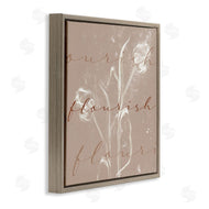 Stupell Studio | Vintage Flourish Typography Softened Tulip Still Life