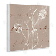 Stupell Studio | Vintage Flourish Typography Softened Tulip Still Life