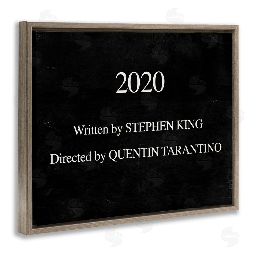 Stupell Studio | 2020 By King and Taratino Phrase Movie Humor Pun