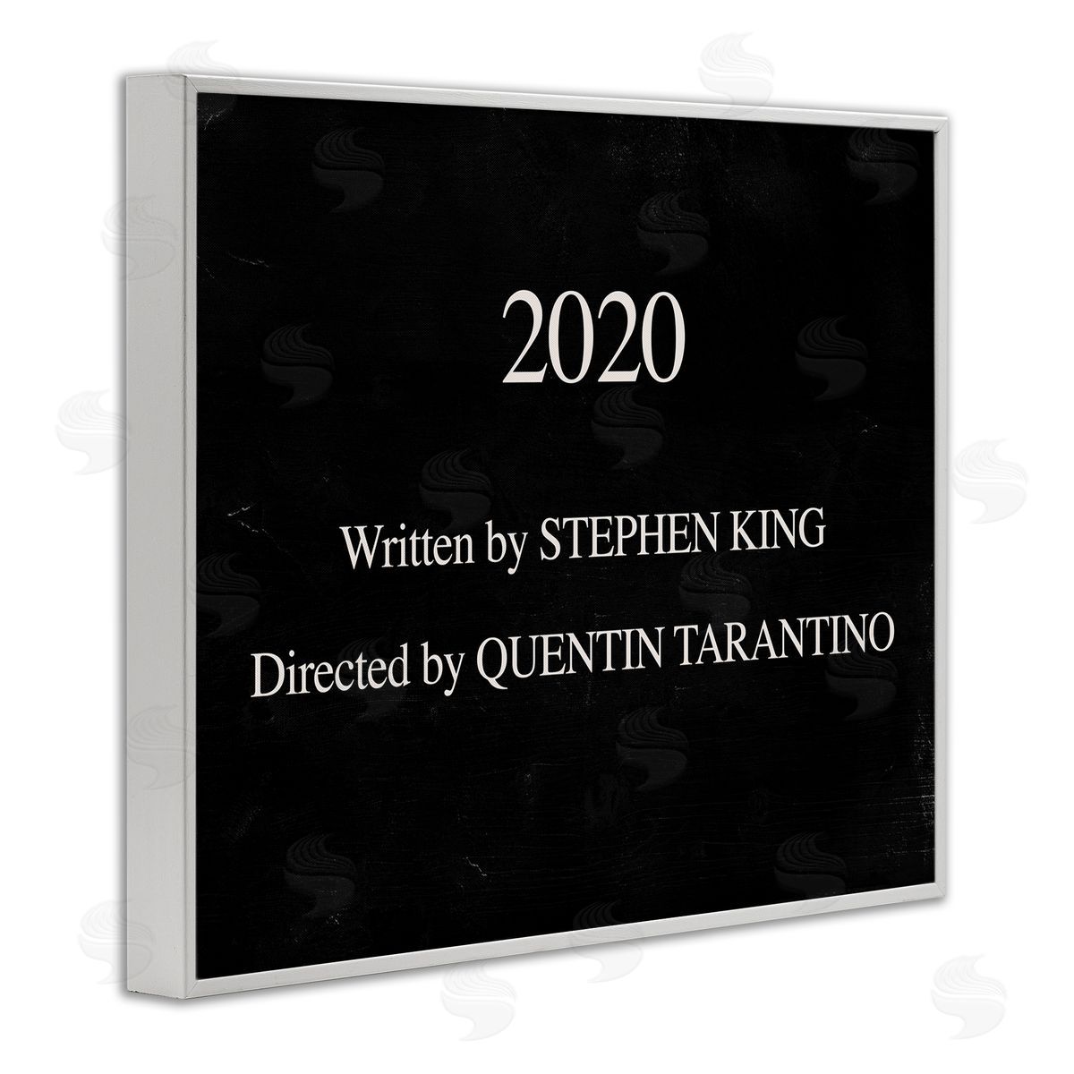 Stupell Studio 2020 By King and Taratino Phrase Movie Humor Pun White Framed Giclee Wall Art