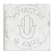 Stupell Studio | Namast'ay 6 Feet Away Phrase Self-Care Pun