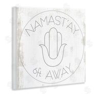 Stupell Studio | Namast'ay 6 Feet Away Phrase Self-Care Pun