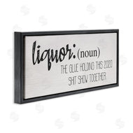 Stupell Studio | Liquor Definition Funny Holding 2020 Together Phrase