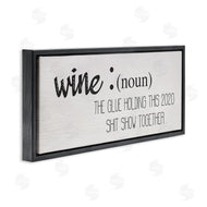 Stupell Studio | Wine Definition Funny 2020 Drinking Humor