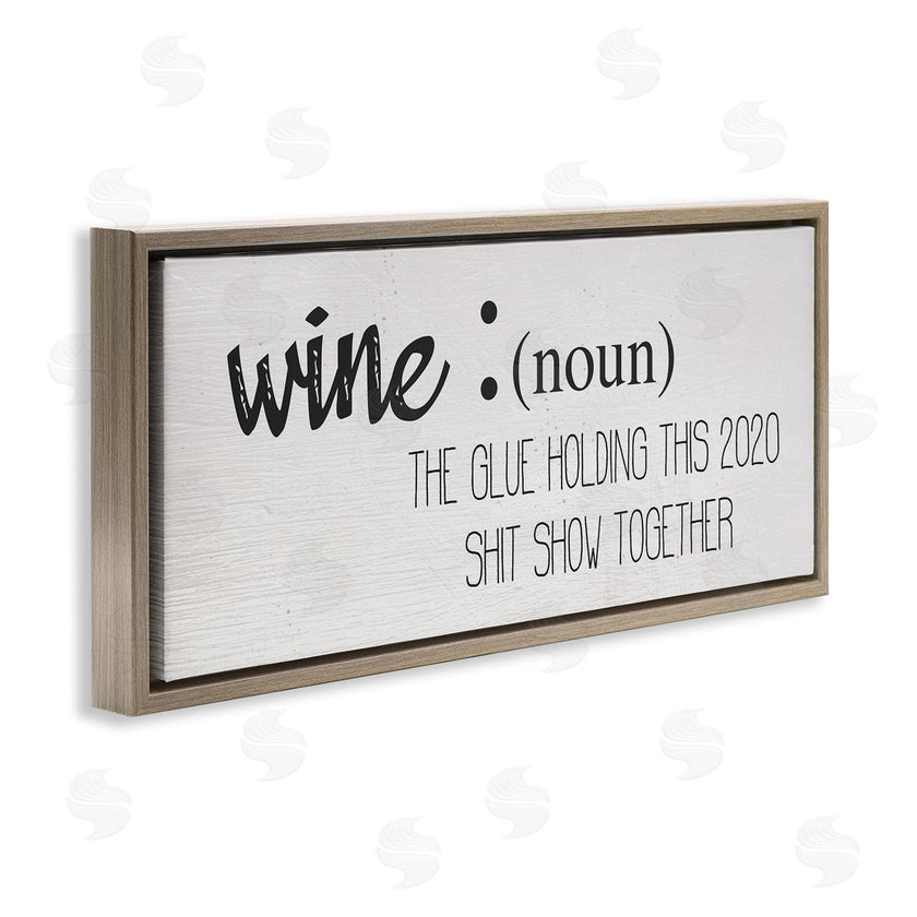 Stupell Studio | Wine Definition Funny 2020 Drinking Humor
