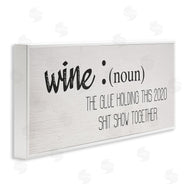 Stupell Studio | Wine Definition Funny 2020 Drinking Humor
