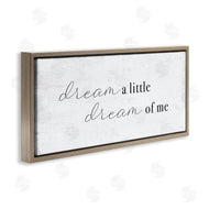 Stupell Studio | Dream of Me Romantic Phrase Simple Rustic Charm