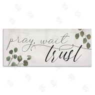 Stupell Studio | Pray Wait Trust Phrase