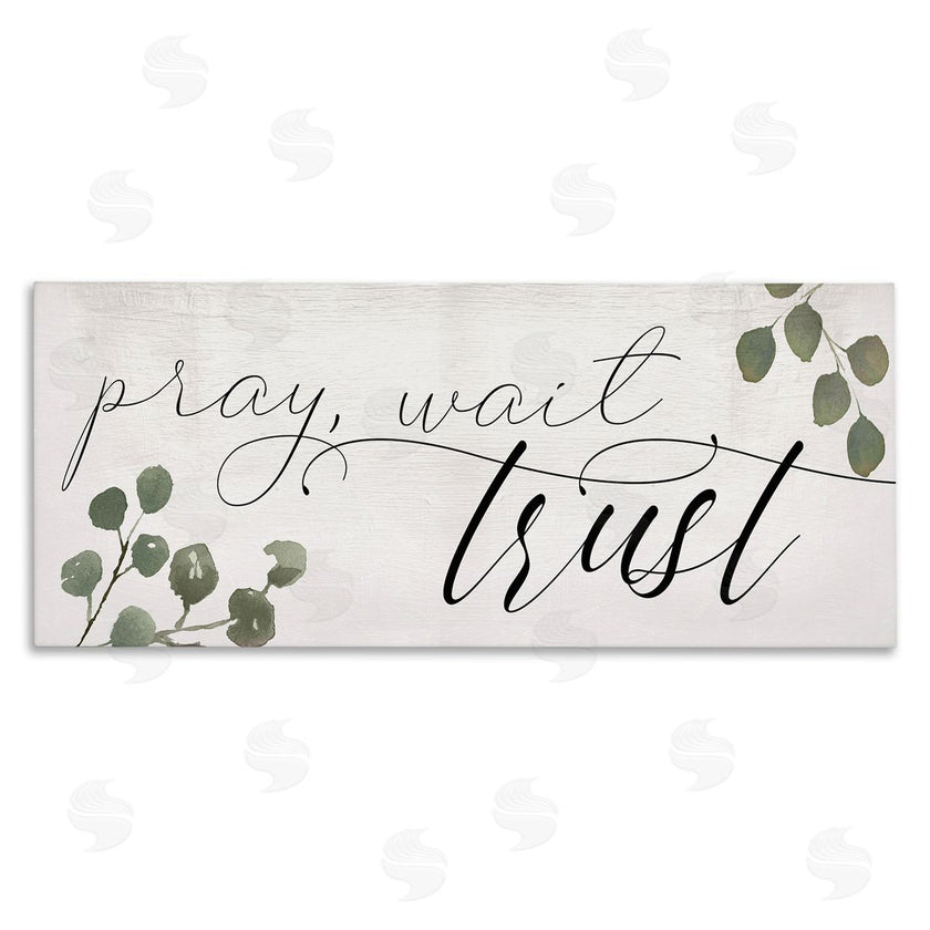 Stupell Studio | Pray Wait Trust Phrase