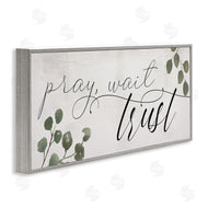Stupell Studio | Pray Wait Trust Phrase
