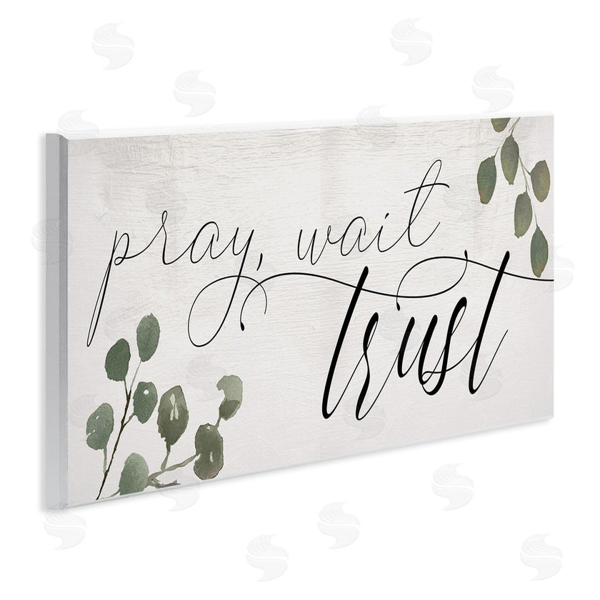 Stupell Studio | Pray Wait Trust Phrase