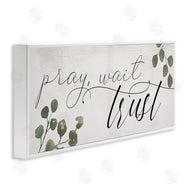 Stupell Studio | Pray Wait Trust Phrase
