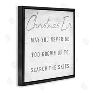 Stupell Studio | Search the Skies Christmas Eve Phrase Winter Holiday