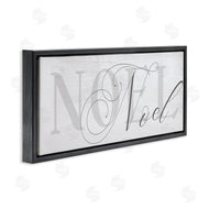 Stupell Studio | Quaint Noel Typography Charming Christmas Icon