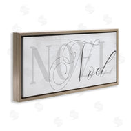 Stupell Studio | Quaint Noel Typography Charming Christmas Icon